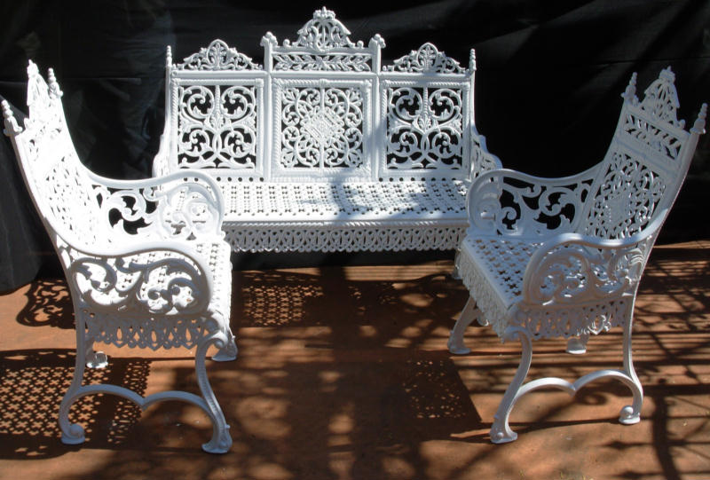 Furniture Antique Iron Patio Furniture Classic Antique Wrought