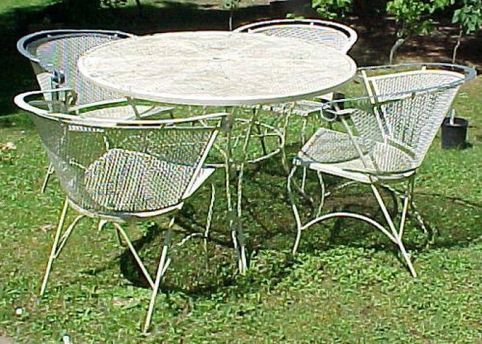 Furniture Antique Iron Patio Furniture Simple On Throughout