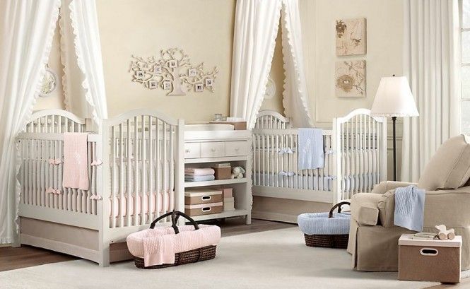 twin baby room