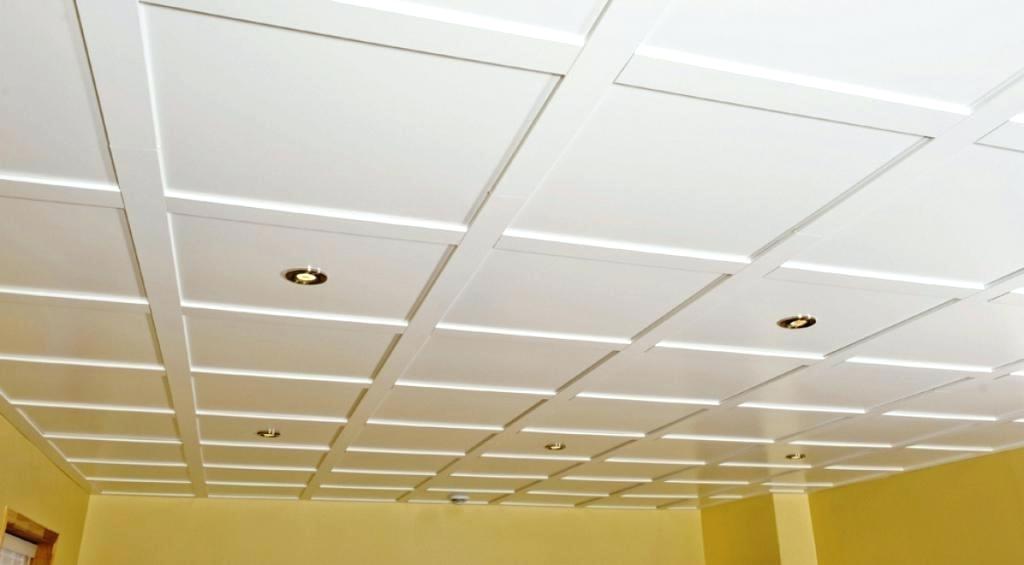Interior Basement Drop Ceiling Tiles Wonderful On Interior