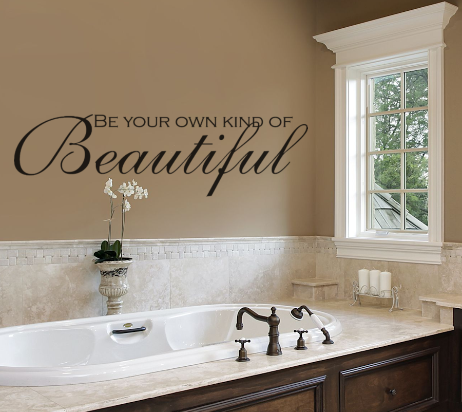 Interior Bathroom Wall Accessories Ideas Amazing On Interior Intended For Be Your Own Kind Of Beautiful Decals Amandas 27 Bathroom Wall Accessories Ideas