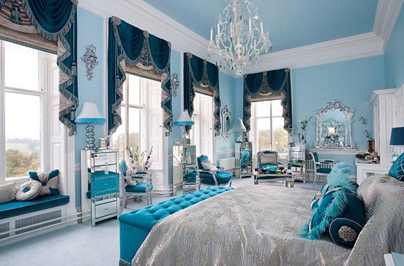 Bedroom Bedroom Ideas Blue Modern On Throughout Room Amazing