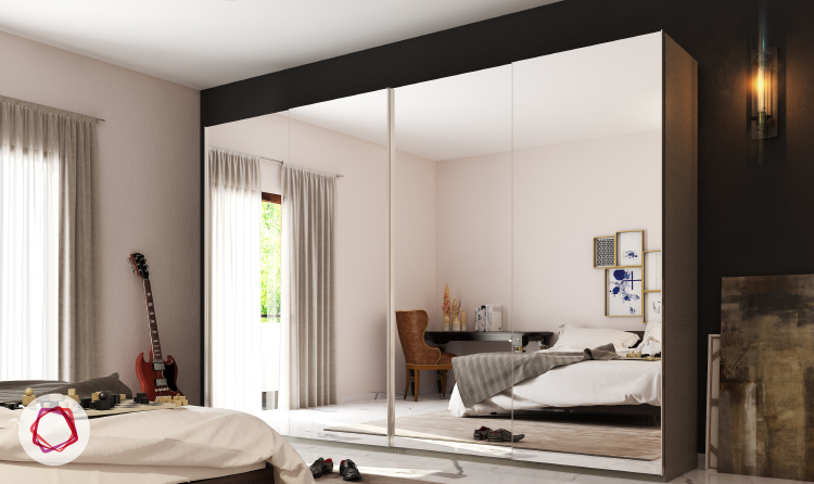 Interior Bedroom Wardrobe Design Stylish On Interior Within Unique