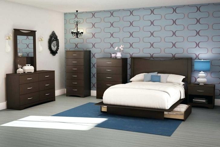 Bedroom Chocolate Brown Bedroom Furniture Brilliant On With Wall
