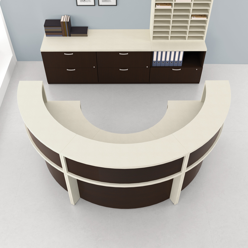 Office Circular Office Desks Creative On Pertaining To Desk