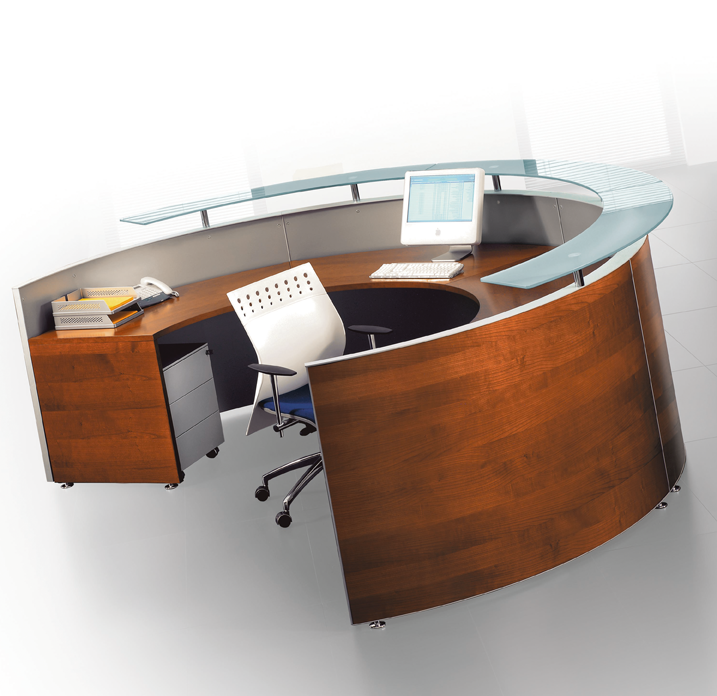 Office Circular Office Desks Modern On For Half Circle Desk Round