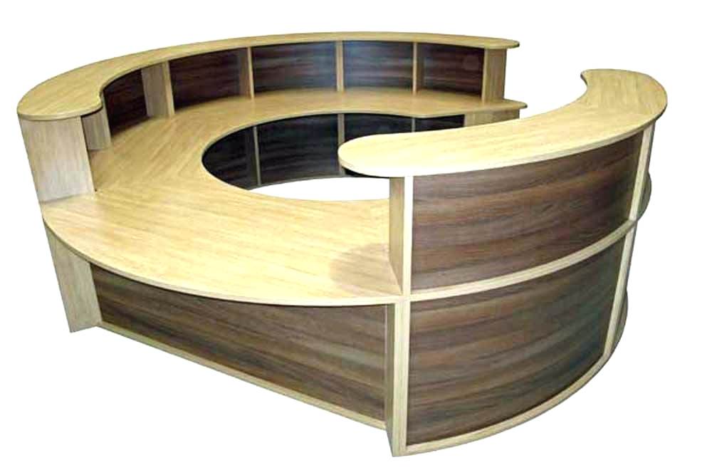 Office Circular Office Desks Modern On For Half Circle Desk Round
