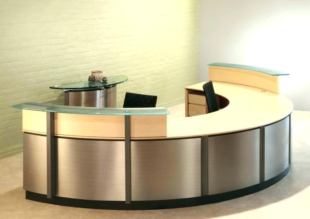 Office Circular Office Desks Stunning On Round Reception Desk