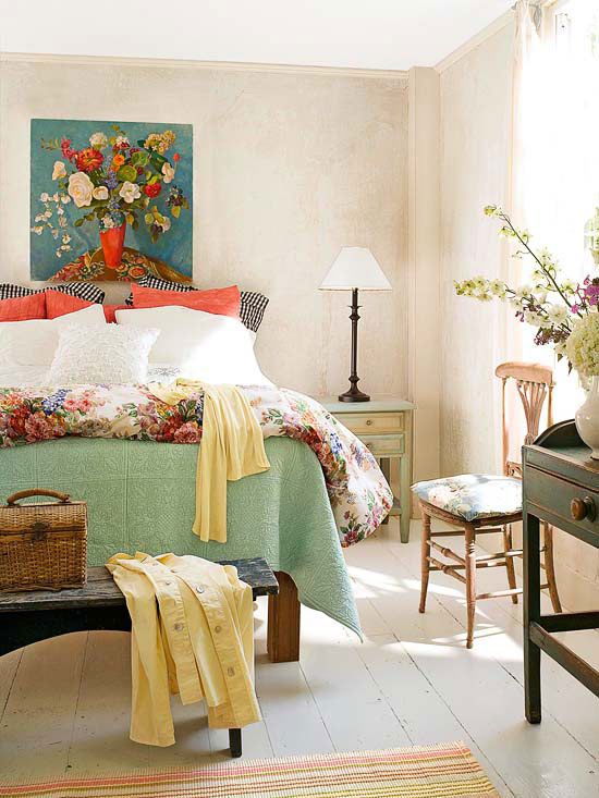 Bedroom Country Beach Style Bedroom Decor Idea Interesting