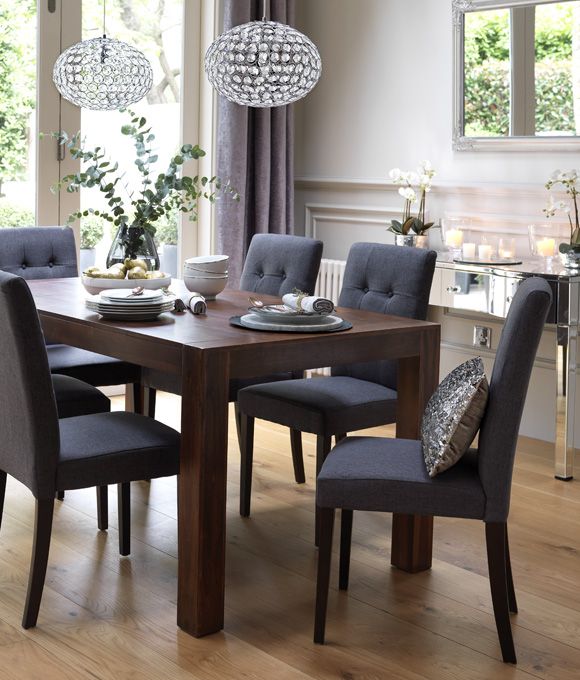 Furniture Dark Dining Room Unique On Throughout
