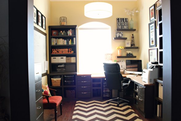 Office Decorated Office Stylish On In Get Your Home Organized 16