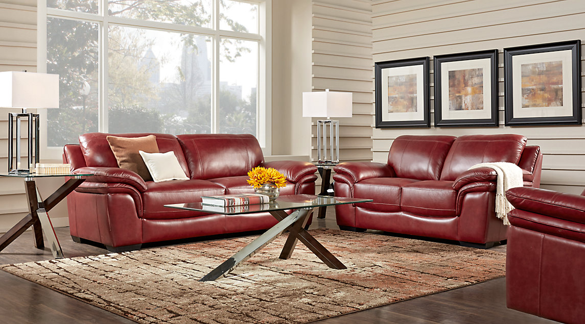 Interior Decorating With Red Furniture Decorating With Red Leather