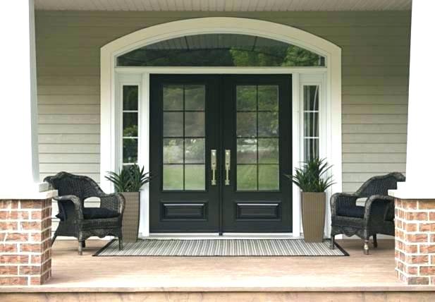 Home Double Front Door With Sidelights Impressive On Home Regard