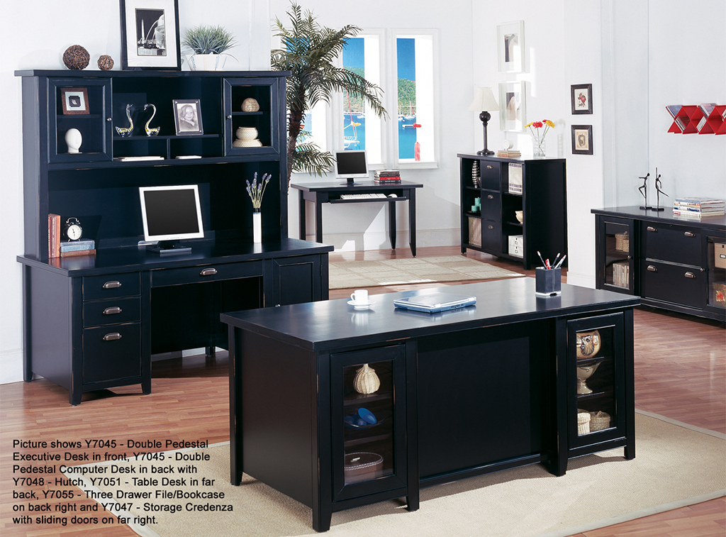 Furniture Home Office Desk Black Astonishing On Furniture With Wonderful Executive Loft 11 Home Office Desk Black
