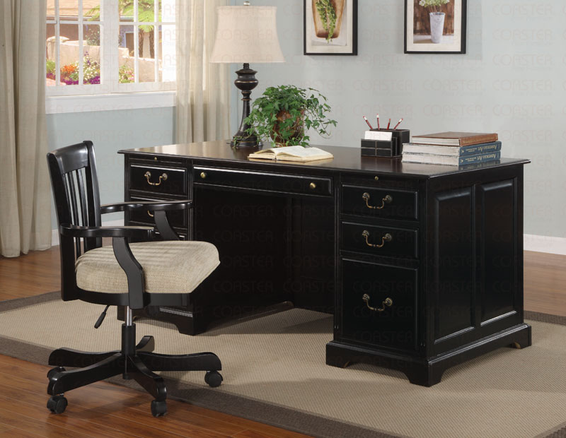 Furniture Home Office Desk Black Modern On Furniture Pertaining To Alluring 36 French Features A Wall Of Gold 2 Home Office Desk Black