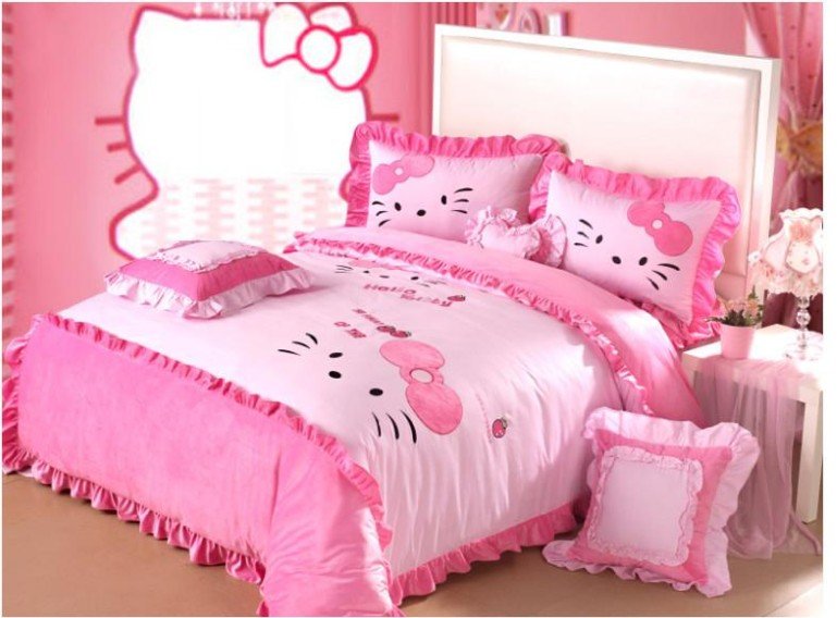 Bedroom Kids Bedroom For Girls Hello Kitty Interesting On