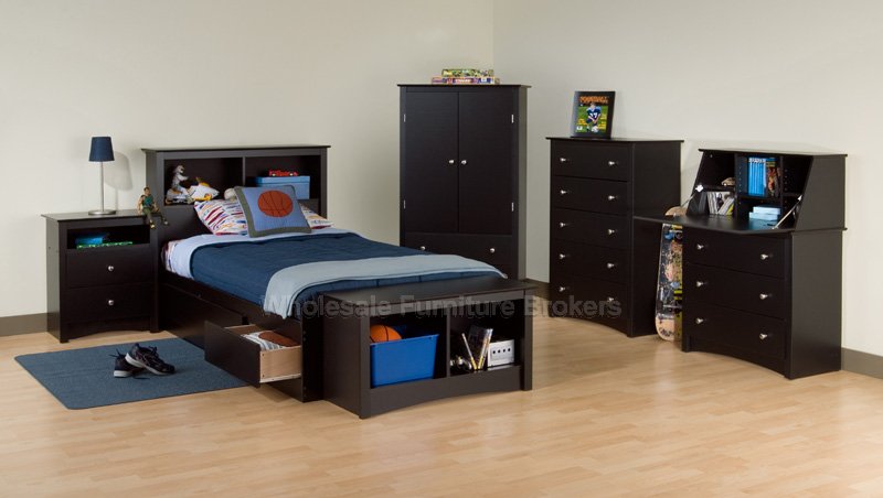 childrens black bedroom furniture