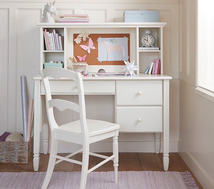 kids desk with shelves