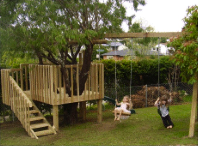 Home Kids Tree Houses With Slides Fine On Home Regard To Childrens