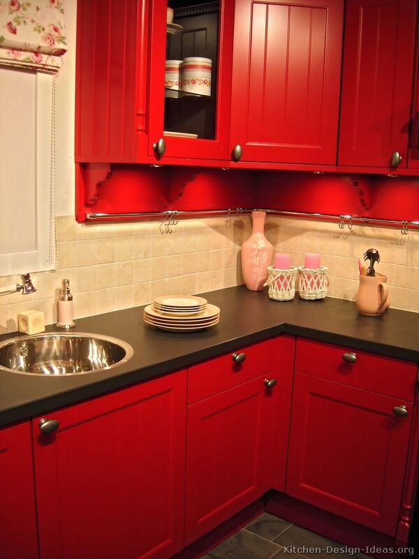 Kitchen Kitchen Color Ideas Red Exquisite On Throughout Wowruler