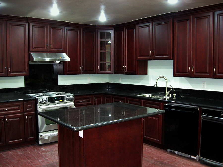 Kitchen Kitchen Ideas Cherry Cabinets Best Kitchen Ideas With
