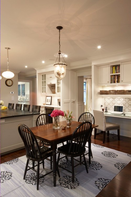 kitchen lights over table