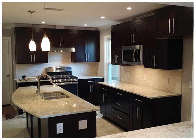 Kitchen Kitchens With Black Cabinets And Appliances Charming On