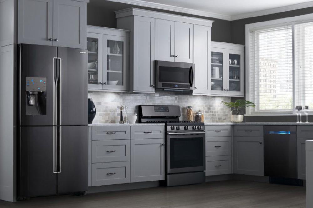 Kitchen Kitchens With Black Cabinets And Black Appliances Kitchens