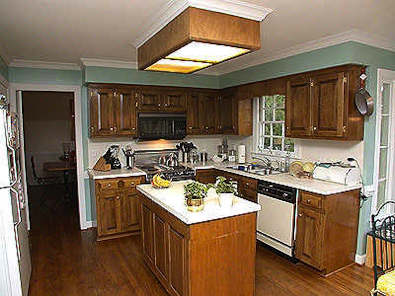 Kitchen Kitchens With Brown Cabinets Plain On Kitchen Within