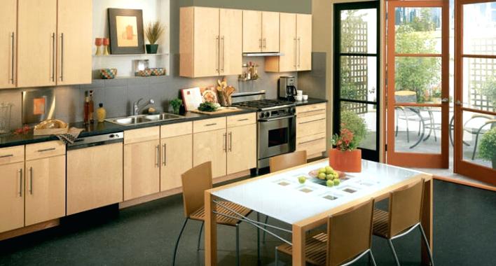 Kitchen Maple Kitchen Cabinets And Wall Color Remarkable On With