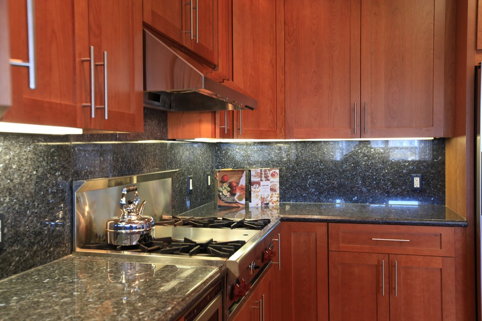 Kitchen Modern Cherry Wood Kitchen Cabinets Impressive On Intended
