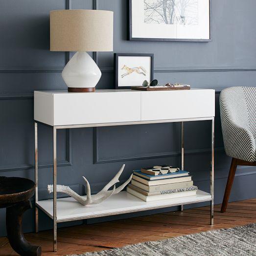 Furniture Modern White Console Table Astonishing On Furniture With