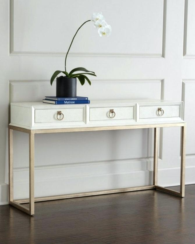 Furniture Modern White Console Table On Furniture Intended Home Products Contemporary Rustic 6 Modern White Console Table