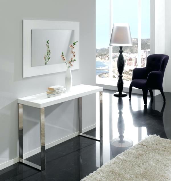 Furniture Modern White Console Table Wonderful On Furniture Inside Simple Living Wood And Chrome Metal High Gloss 22 Modern White Console Table