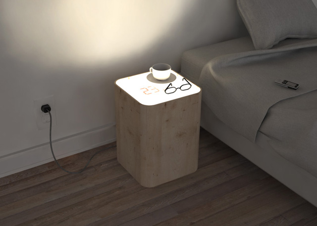 illuminated nightstand