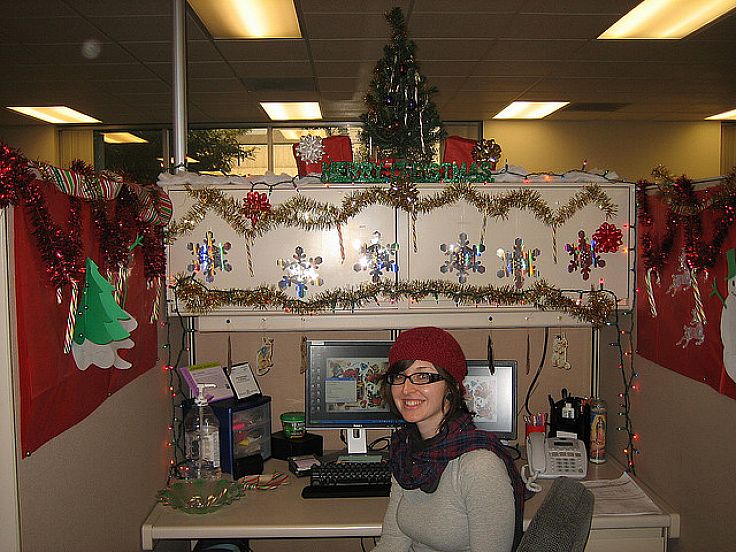 Office Office Decoration Ideas For Christmas Office Decorating