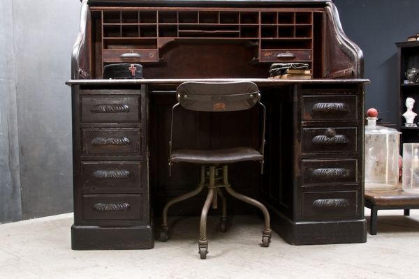 Office Office Desk Vintage Vintage Wooden Office Desk Vintage