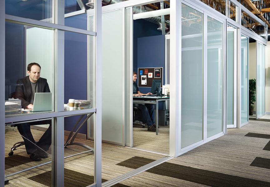 Office Office Dividers Glass Charming On Throughout Partition