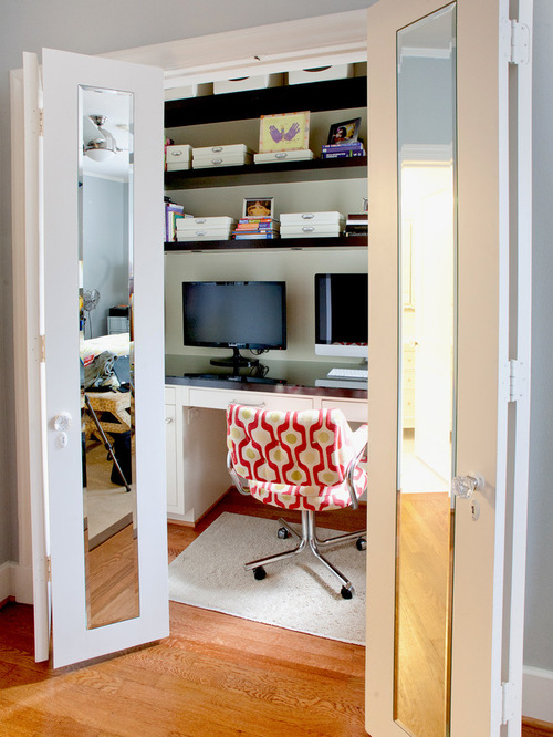 Office Office In Closet Ideas Perfect On And 20 Cool Stylish Home