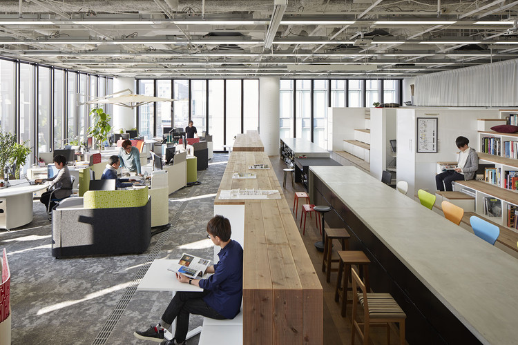 Office Office Space Design Wonderful On Pertaining To Nikken Osaka ArchDaily 28 Office Space Design