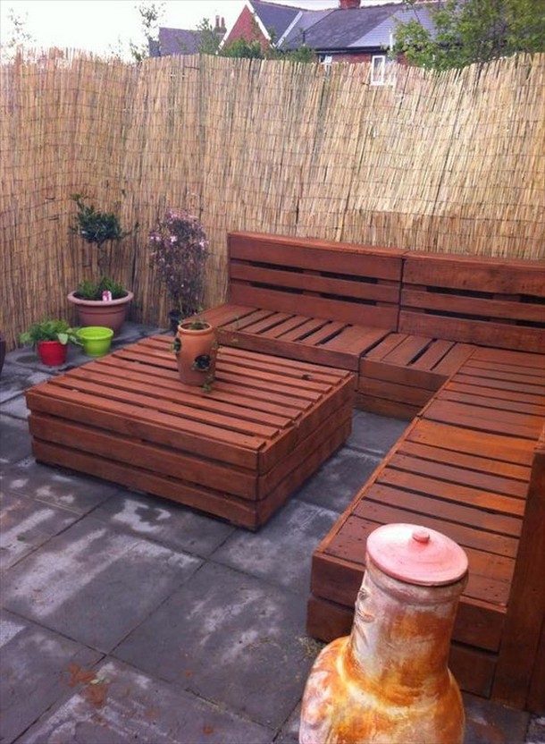 Furniture Outdoor Pallet Deck Furniture Pallet Outdoor Furniture