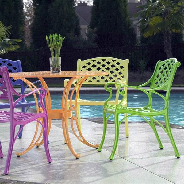 Furniture Painted Metal Patio Furniture Painting Metal Patio