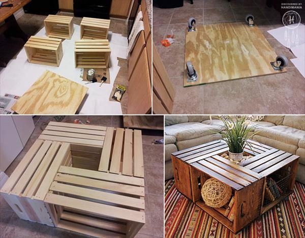 Furniture Pallet Crate Furniture Perfect On Intended For Desain