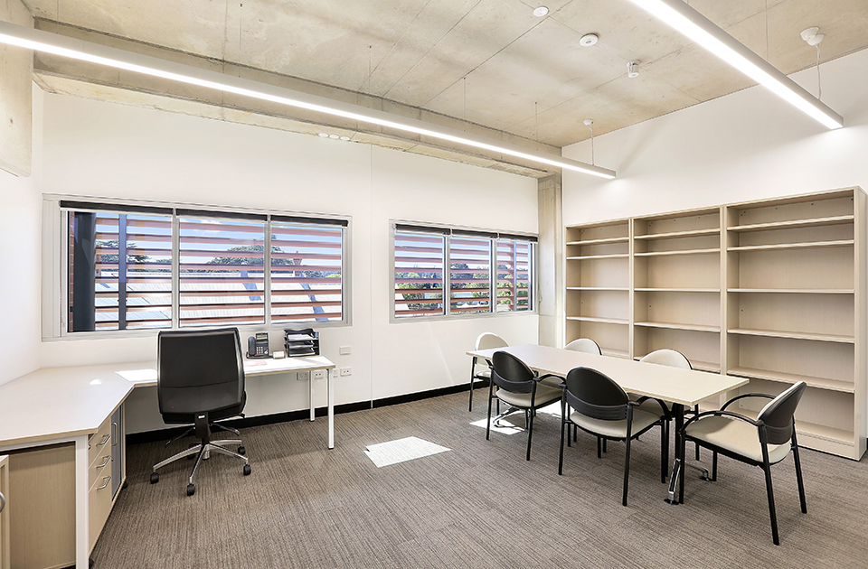 suspended office lighting