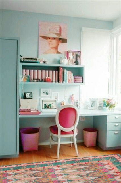 Office Tiffany Blue Office Nice On Intended 10 Chic Home Offices