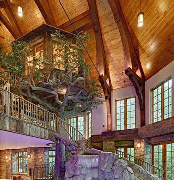Interior Tree House Interior Ideas Creative On Pertaining To Home