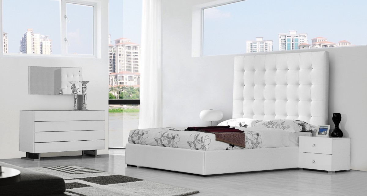 Bedroom White Modern Bedroom Furniture Stunning On Intended Inspiration Of With Buy Platform Beds 14 White Modern Bedroom Furniture