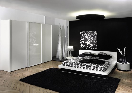 Bedroom White Or Black Furniture Impressive On Bedroom Pertaining