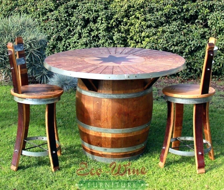 Furniture Wine Barrel Outdoor Furniture Magnificent On With For 6 Wine Barrel Outdoor Furniture