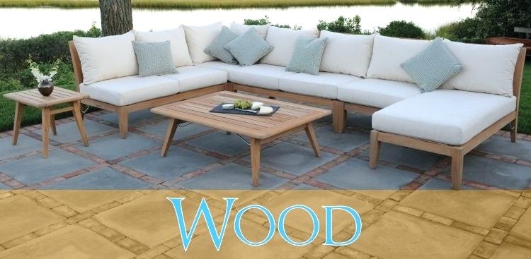 Furniture Wood Outdoor Sectional Excellent On With Furniture Wood Outdoor Sectional
